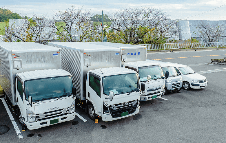 トラックの写真